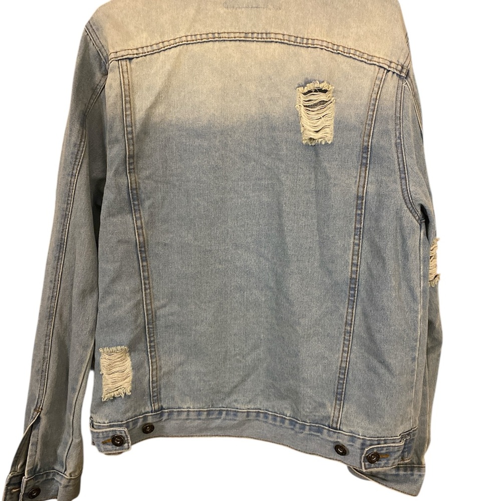 Distressed Denim Jacket - Picture 2 of 4